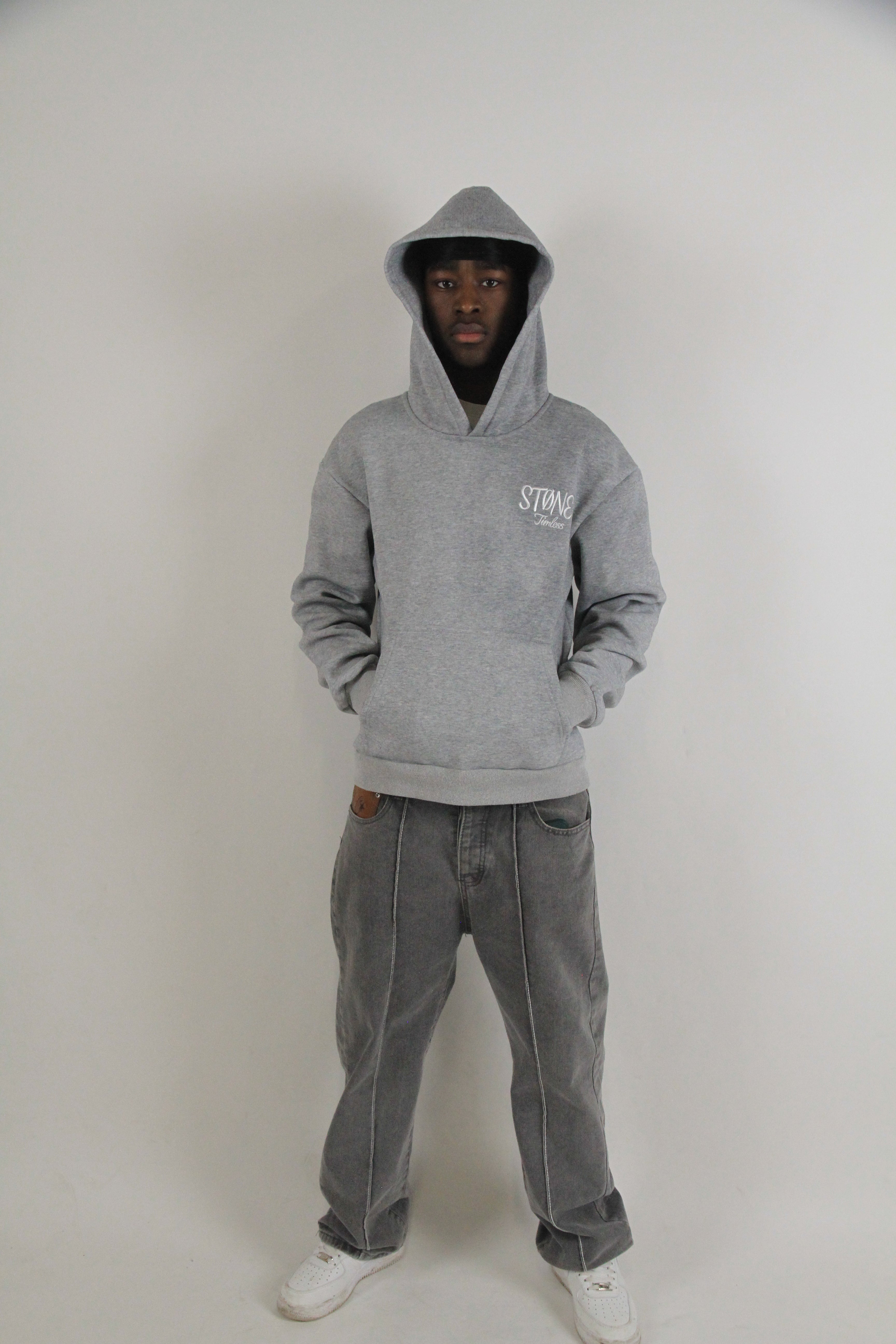 Grey basic Hoodie®