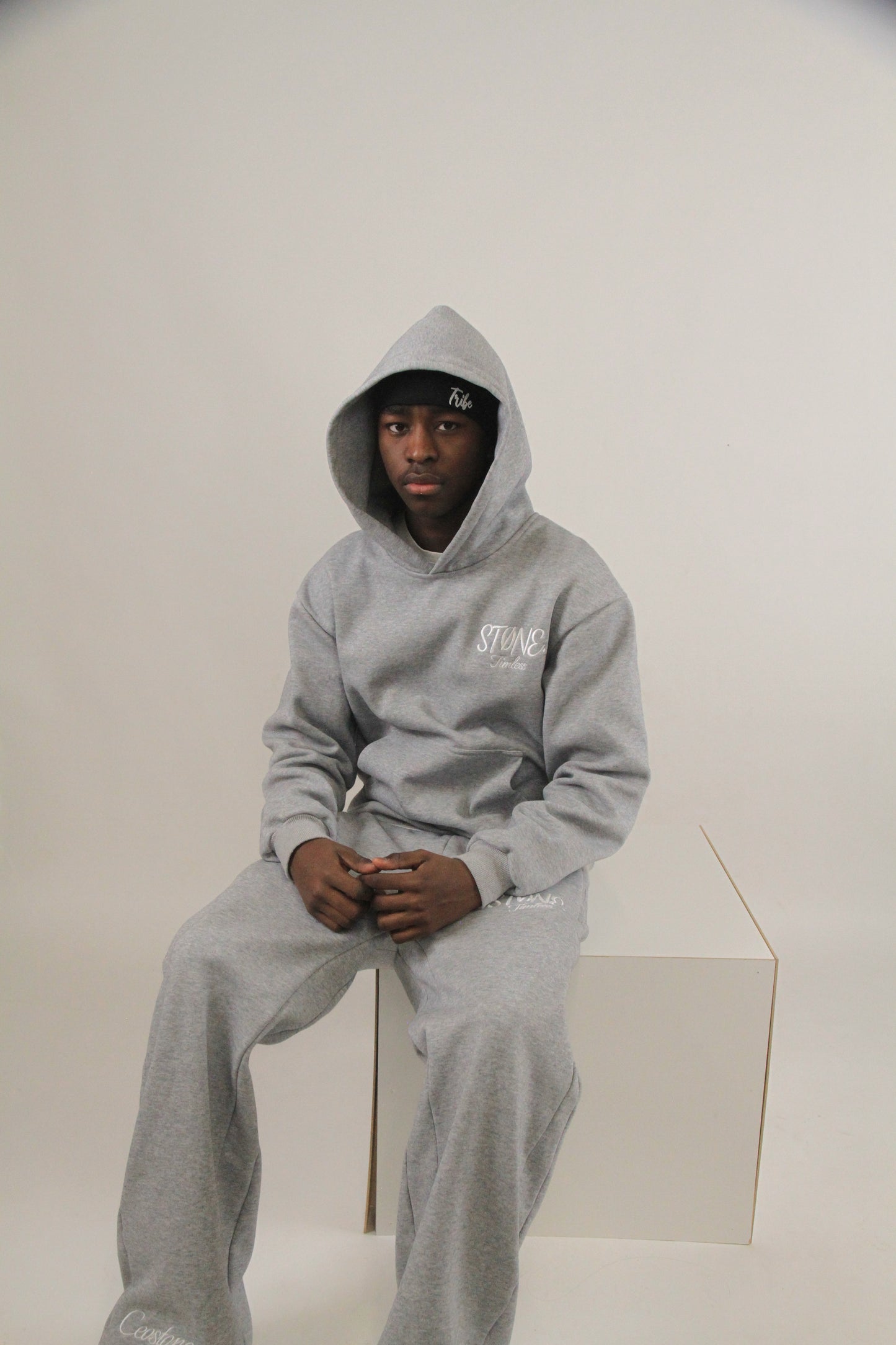 Grey basic Hoodie®